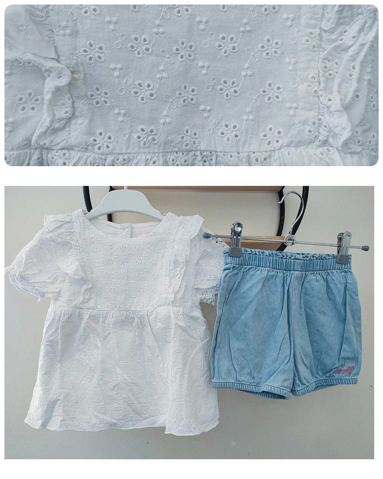 36 mois 3 ans ensemble été creeks blouse Teeshirt été short